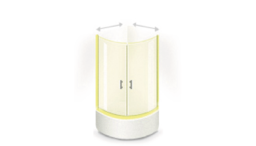 С высоким поддоном